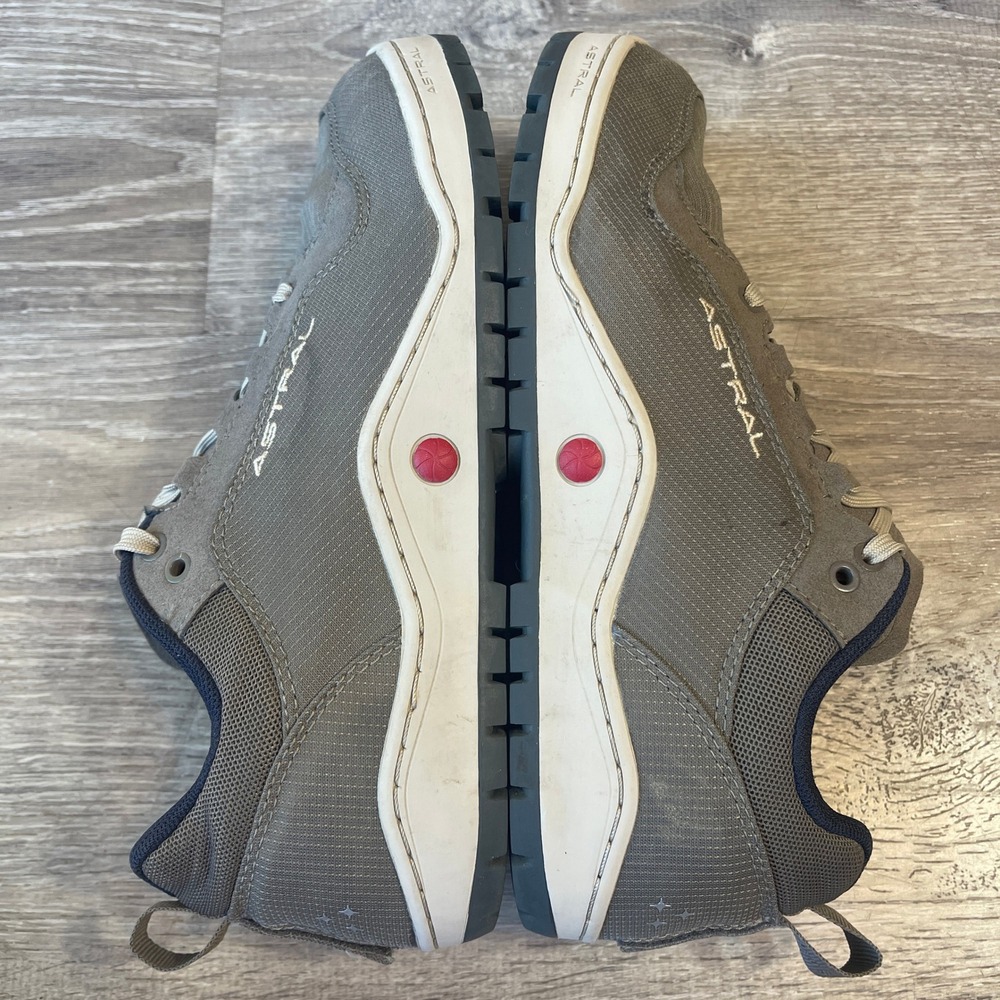 NEW Astral Nosobo Women 8 Gray Tan Water Hiking Shoes Balanced Geometry NCS25U2